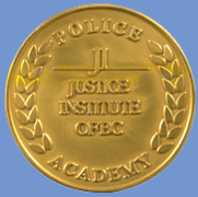 Justice Institute of B.C. Police Academy Custom Medallion