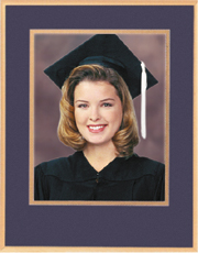 Satin Gold Metal Small Portrait (8x10) Frame