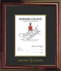 12x15 Ramon Frame With Embossing- - For A Vertical Diploma