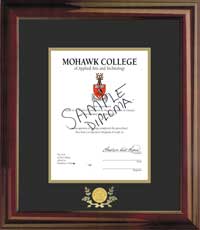 13.5x16 Ramon Frame With Minted Medallion- -For A Vertical Diploma