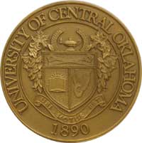 University of Central Oklahoma Custom Minted Medallion